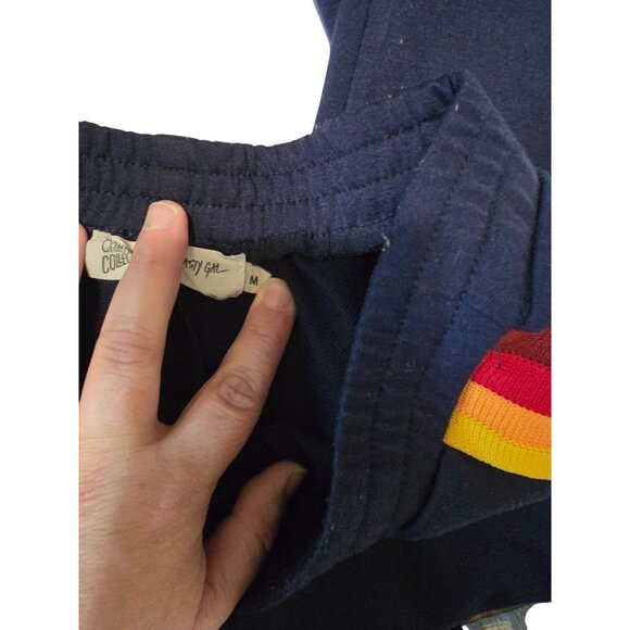 Retro Striped Nasty Gal Camp Collection Womens Lounge Pants M - Picture 5 of 5